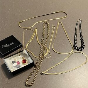 Jewelry lot Gold tone and Park Lane set